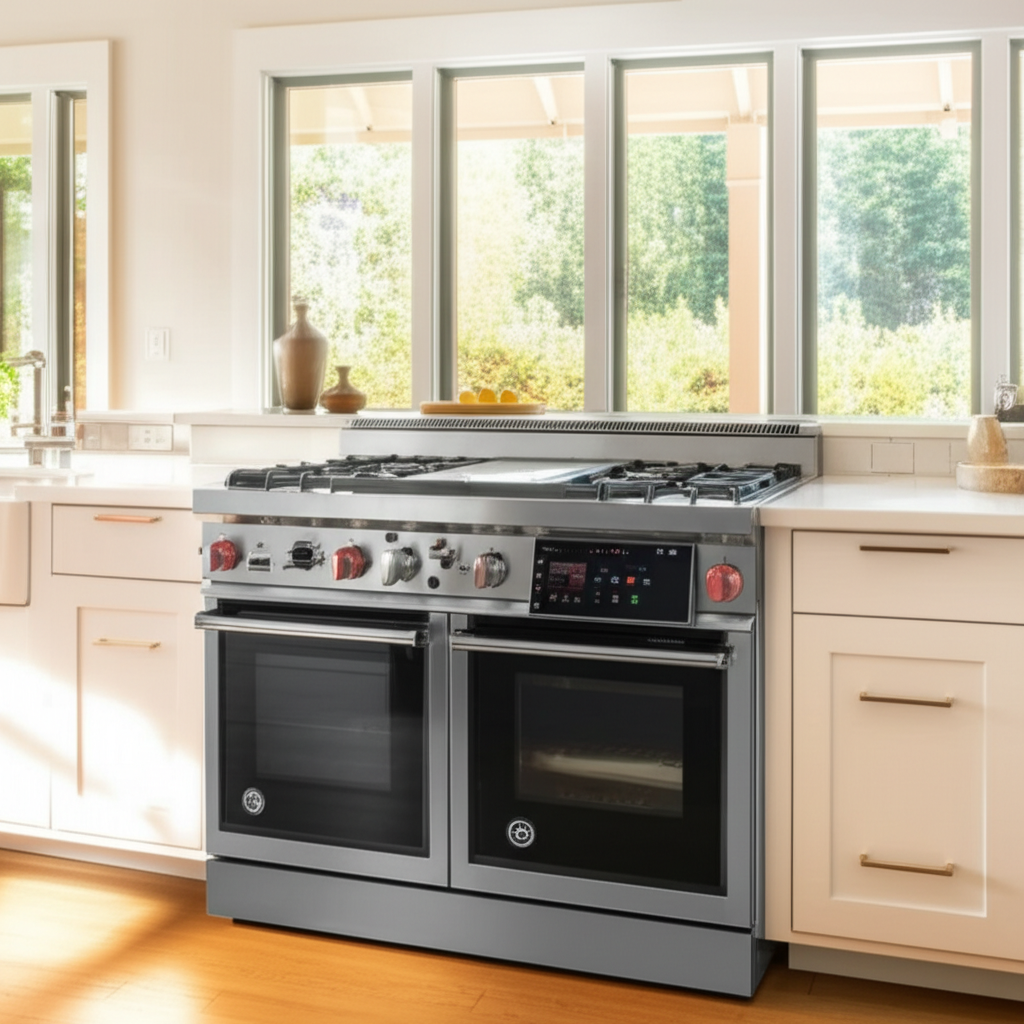 Dacor Modernist series 48-inch range with touch screen controls